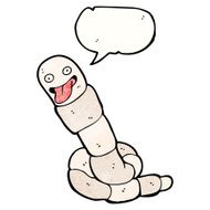 cartoon crazy worm N2