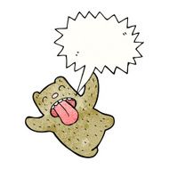 cartoon crazy bear N2