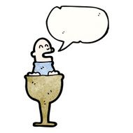 cartoon man in cup