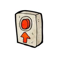 cartoon big red button N3