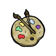 artist's pallette cartoon N6