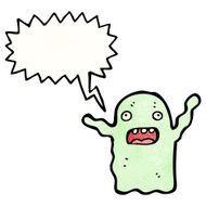spooky ghost cartoon N36