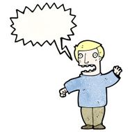 shouting man cartoon N19
