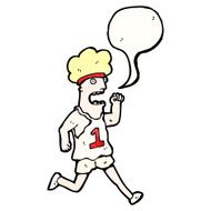 cartoon running man N5
