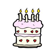 Cartoon Birthday Cake N55