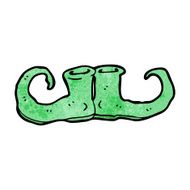 christmas elf shoes cartoon N3
