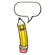 talking pencil cartoon character N5