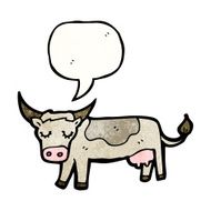 Cartoon Cow N101