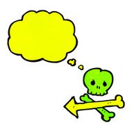 Cartoon Skull And Crossbones N13