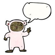 cartoon child in bear costume N2