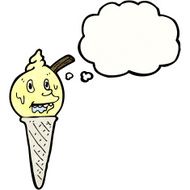 Cartoon Ice Cream Cone N69