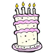 Cartoon Birthday Cake N56