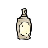 cartoon spray can N105