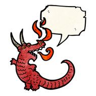 fire breathing dragon cartoon N3