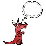 Cartoon Welsh Dragon N3