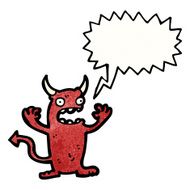 cartoon little devil N117