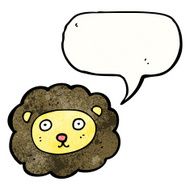 Cartoon Lion Face N24