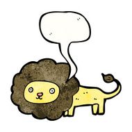 talking lion cartoon N2