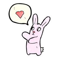 crazy spooky bunny rabbit cartoon N5