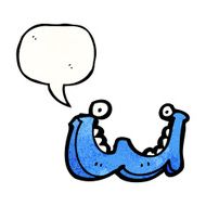 Cartoon Letter W N17