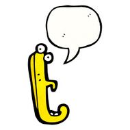 Cartoon Letter T N21