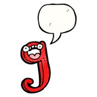 cartoon letter g N19