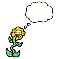 cartoon flower N520