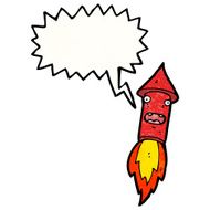 Cartoon Firework Rocket N33