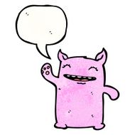 friendly monster cartoon N12