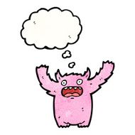 pink furry monster cartoon N4