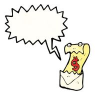 cartoon shouting bill letter N3