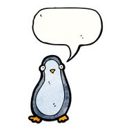 Cartoon penguin N94