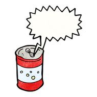 fizzing soda can cartoon N2