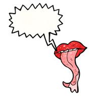 cartoon mouth with long tongue N3