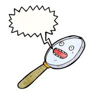 Cartoon Magnifying Glass N34
