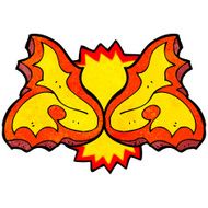 cartoon flame design element N5