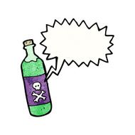 Cartoon Poison Bottle N23