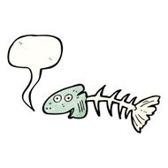 fish bones cartoon N3