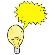 Cartoon Light Bulb N84