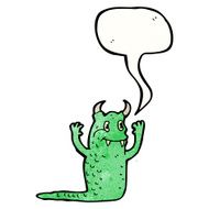 cartoon happy monster N5