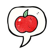 cartoon apple symbol N2