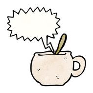 hot mug of soup cartoon N2