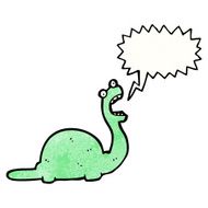 cartoon dinosaur N182