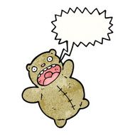 crazy teddy bear cartoon N2