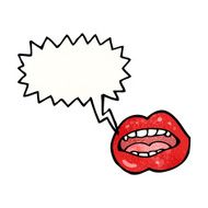 cartoon sexy lips N4