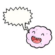 retro cloud cartoon character N4