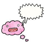 retro cloud cartoon character N5