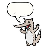 Hungry Wolf Cartoon N5