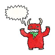 Cartoon monster N148