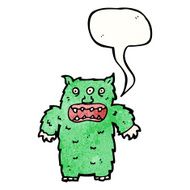 Cartoon monster N149